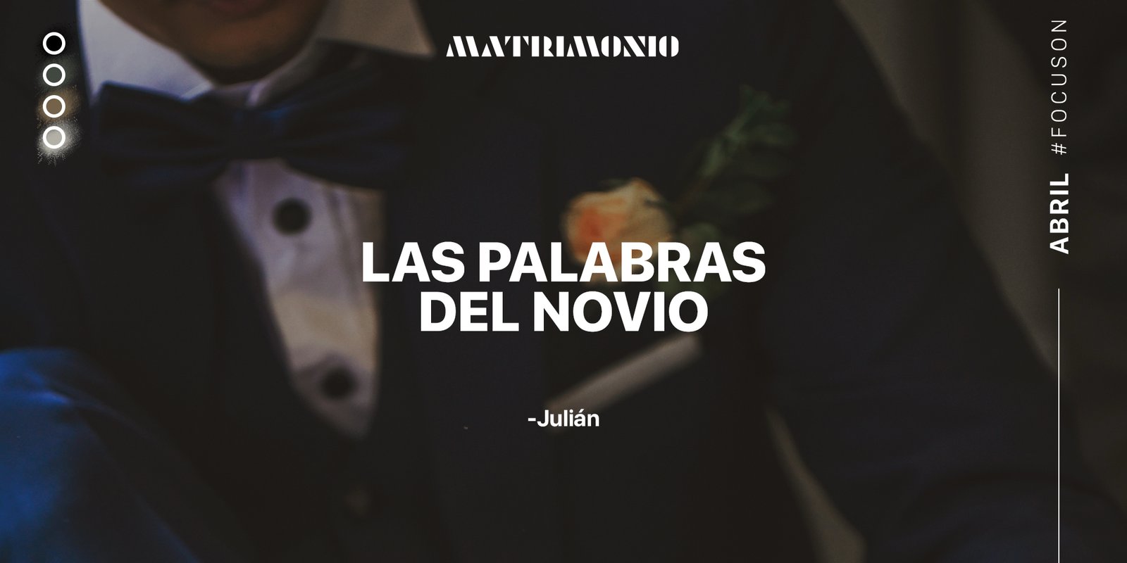 las palabras del novio web